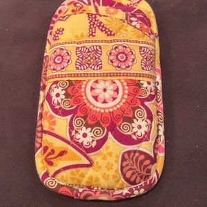 Vera Bradley Soft Double Eyeglass Case Yellow Print - Good condition